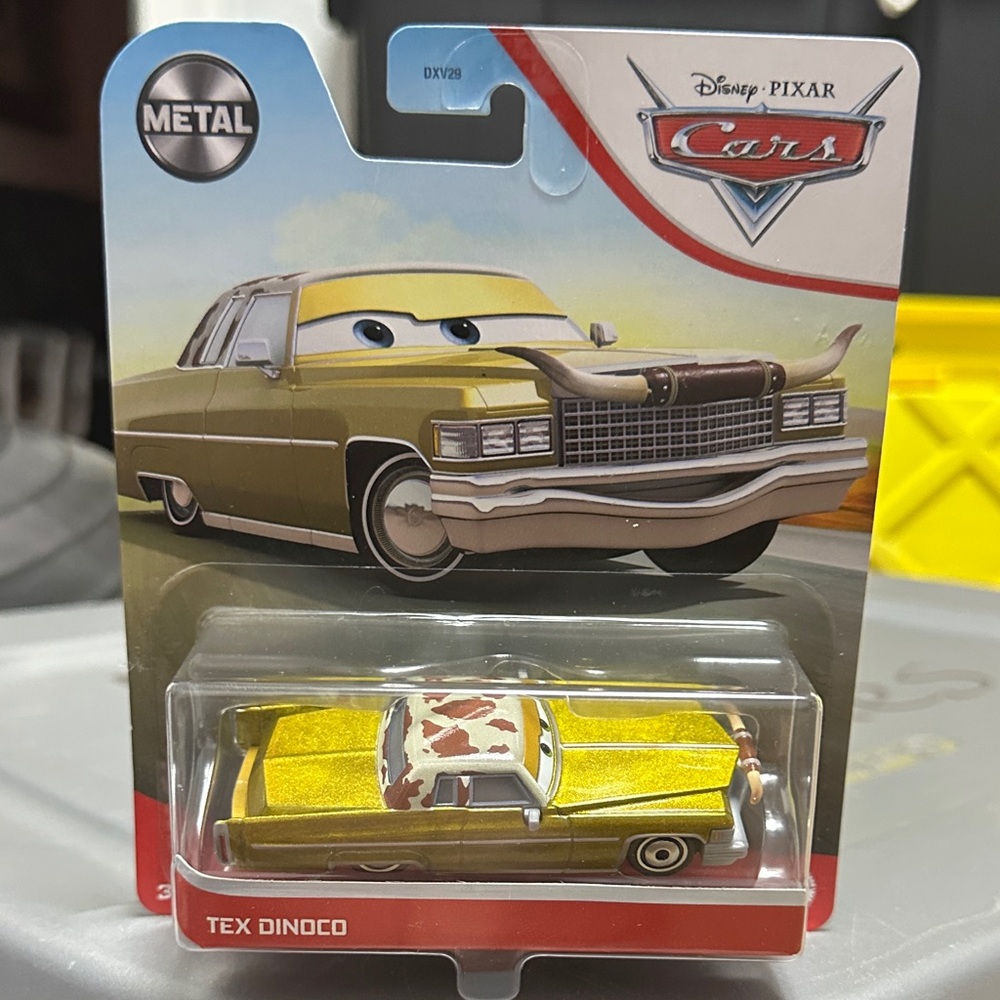Mattel Cars Tex Dinoco Die-Cast Toy Car - Metallic Gold